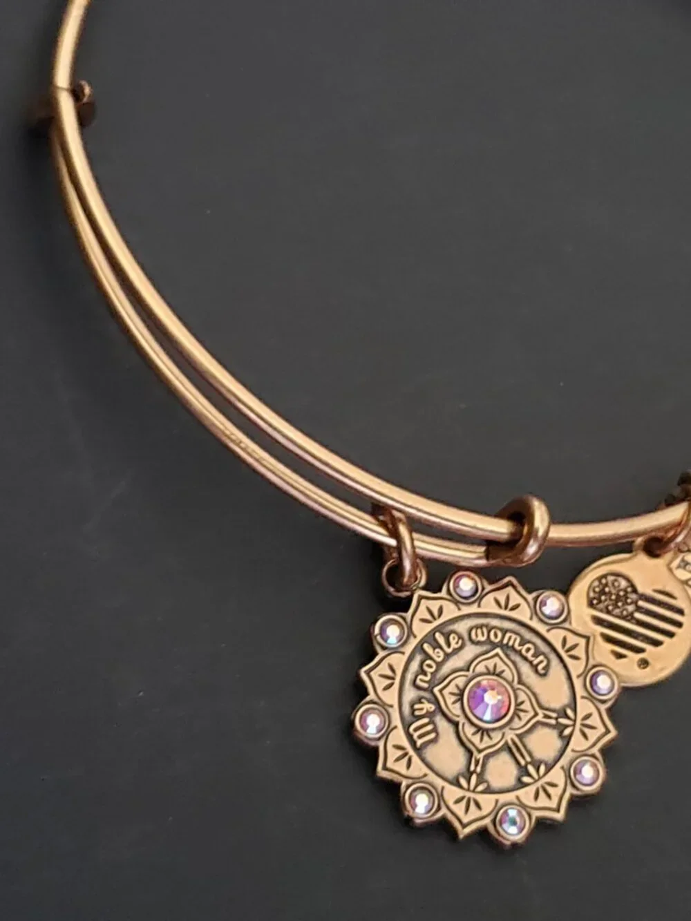 💞 NWT ALEX AND ANI - Maid of Honor Charm Bracelet 744